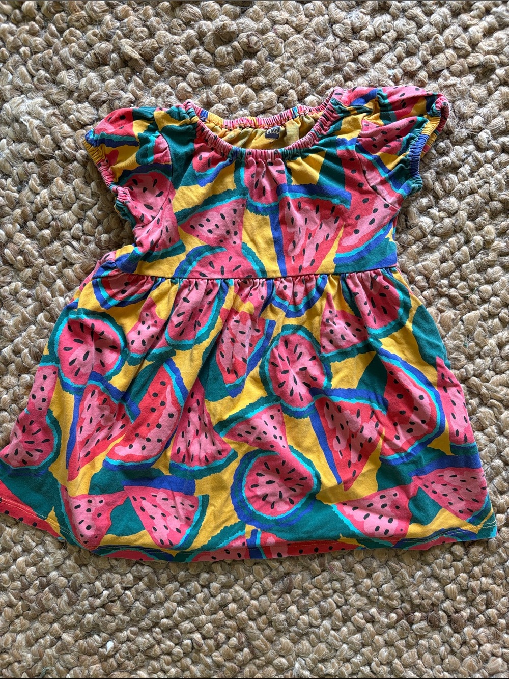 Tea 2tGirls Pink Watermelon Print Dress
